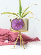 Agate Planter Pink