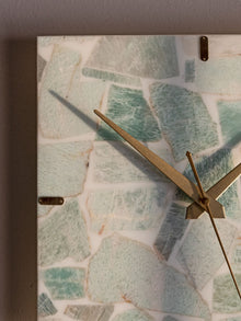Amazonite Square Wall Clock