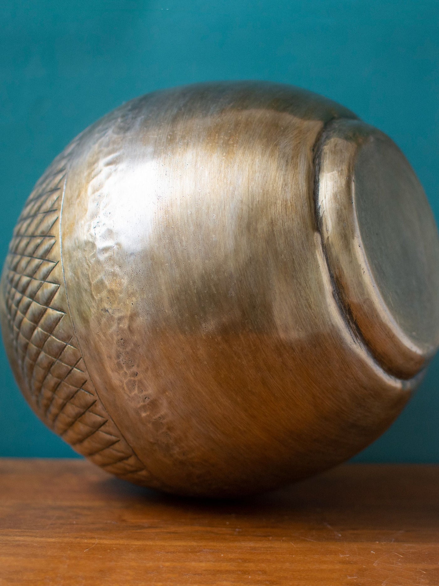 Antique Bronze toned Vintage Handcrafted Vase Planter