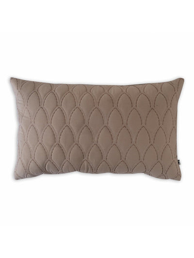 Archway Quilted Cushion Cover Latte