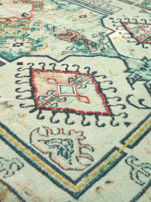 Arev Embroidered Cotton Rug