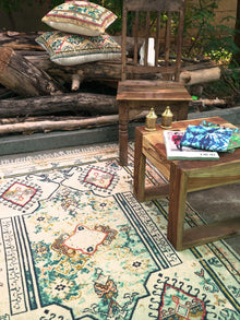 Arev Embroidered Cotton Rug