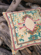 Embroidered Cotton Cushion Cover - Arev