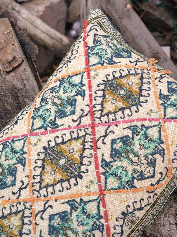 Pillow  Cover - Arev Embroidered
