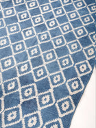 Argyle Hand Woven Cotton Rug