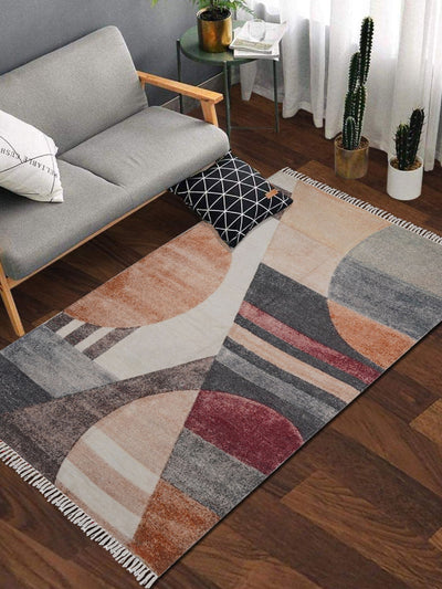 Buy Sparrow World 6D Ethnic Premium Chenille Living Room Carpets Area Rug  (Black) Online at Low Prices in India 
