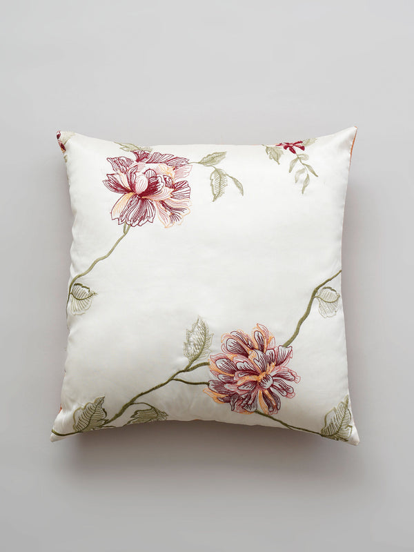 Cushion Cover - Autumn Bloom Embroidered