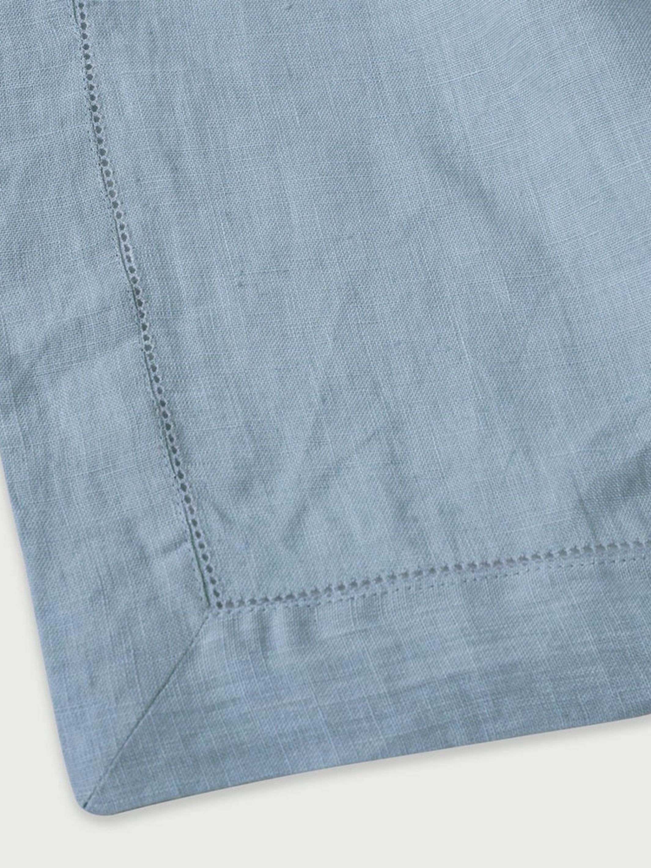 Linen Table Runner - Baby Blue