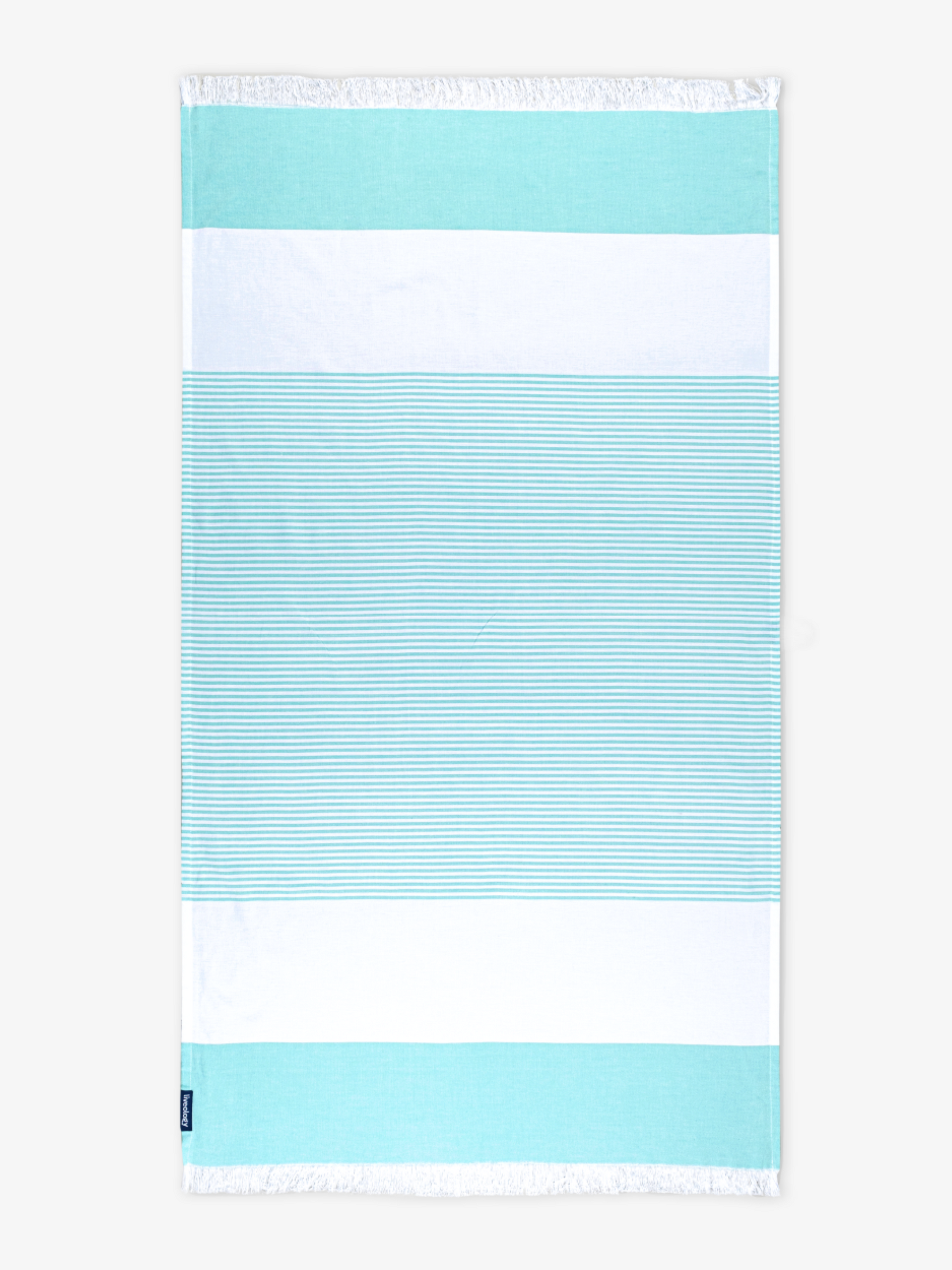 Bali Green Woven Beach Towel