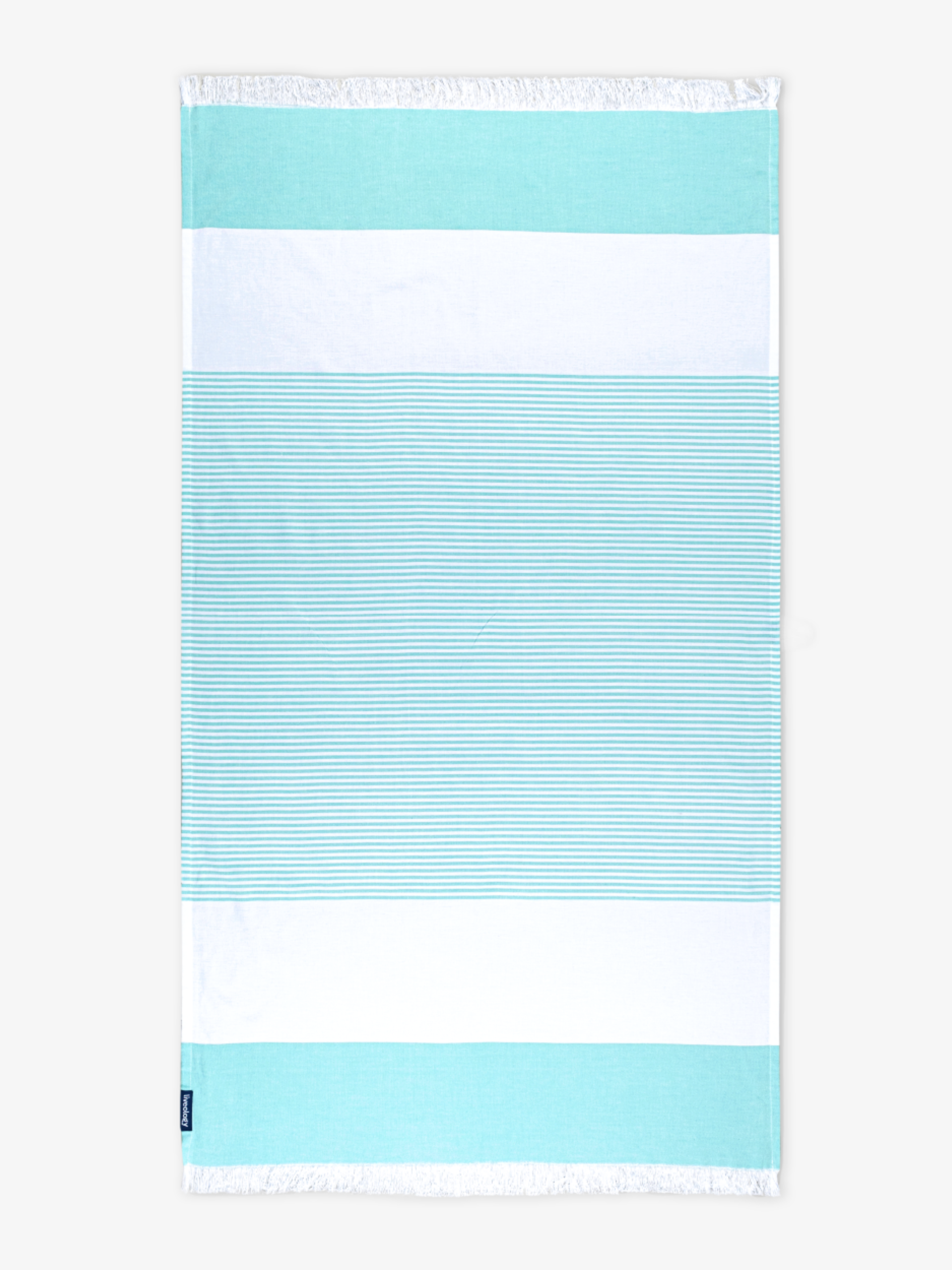 Bali Green Woven Beach Towel