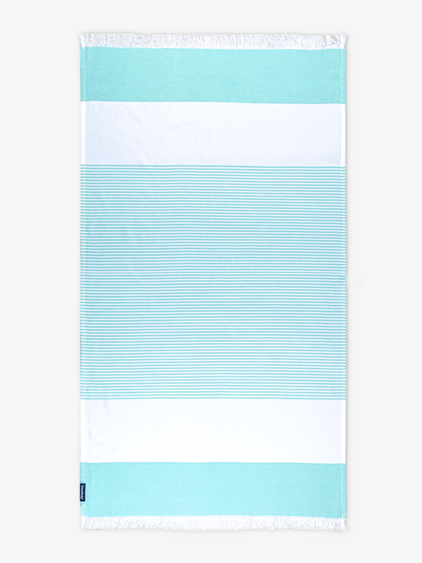 Bali Green Woven Beach Towel