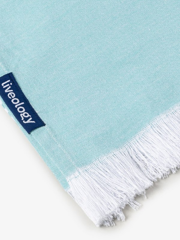 Bali Green Woven Beach Towel