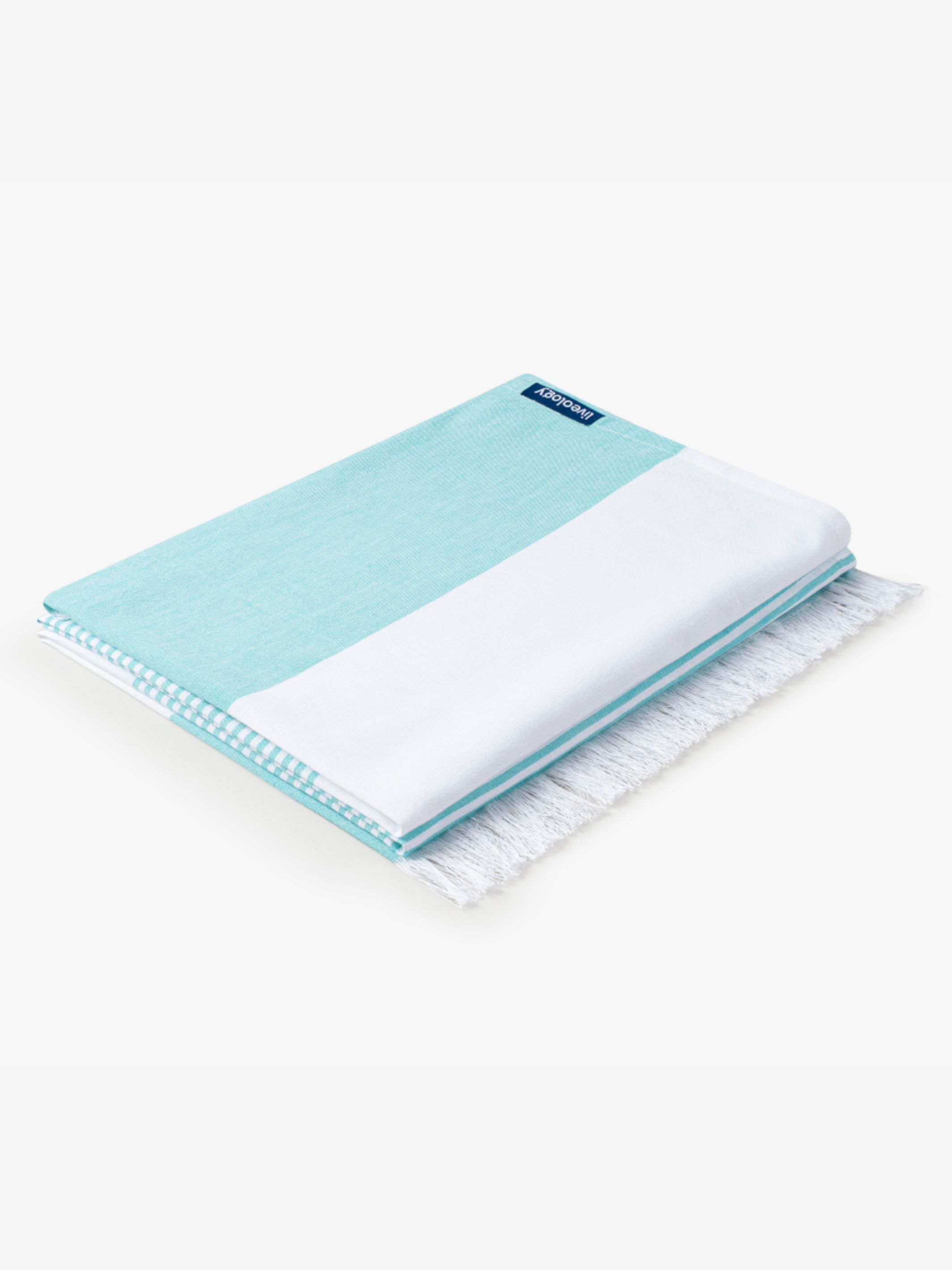 Bali Green Woven Beach Towel