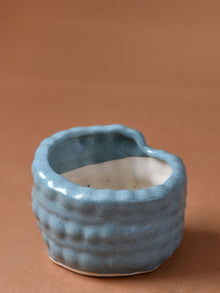 Beaded Angled Ceramic Planter