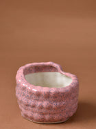 Beaded Angled Ceramic Planter