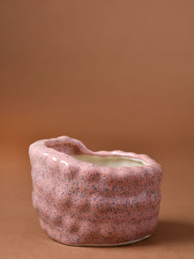 Beaded Angled Ceramic Planter