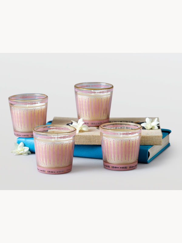Bela Buta Lilac Candle Set Of 4