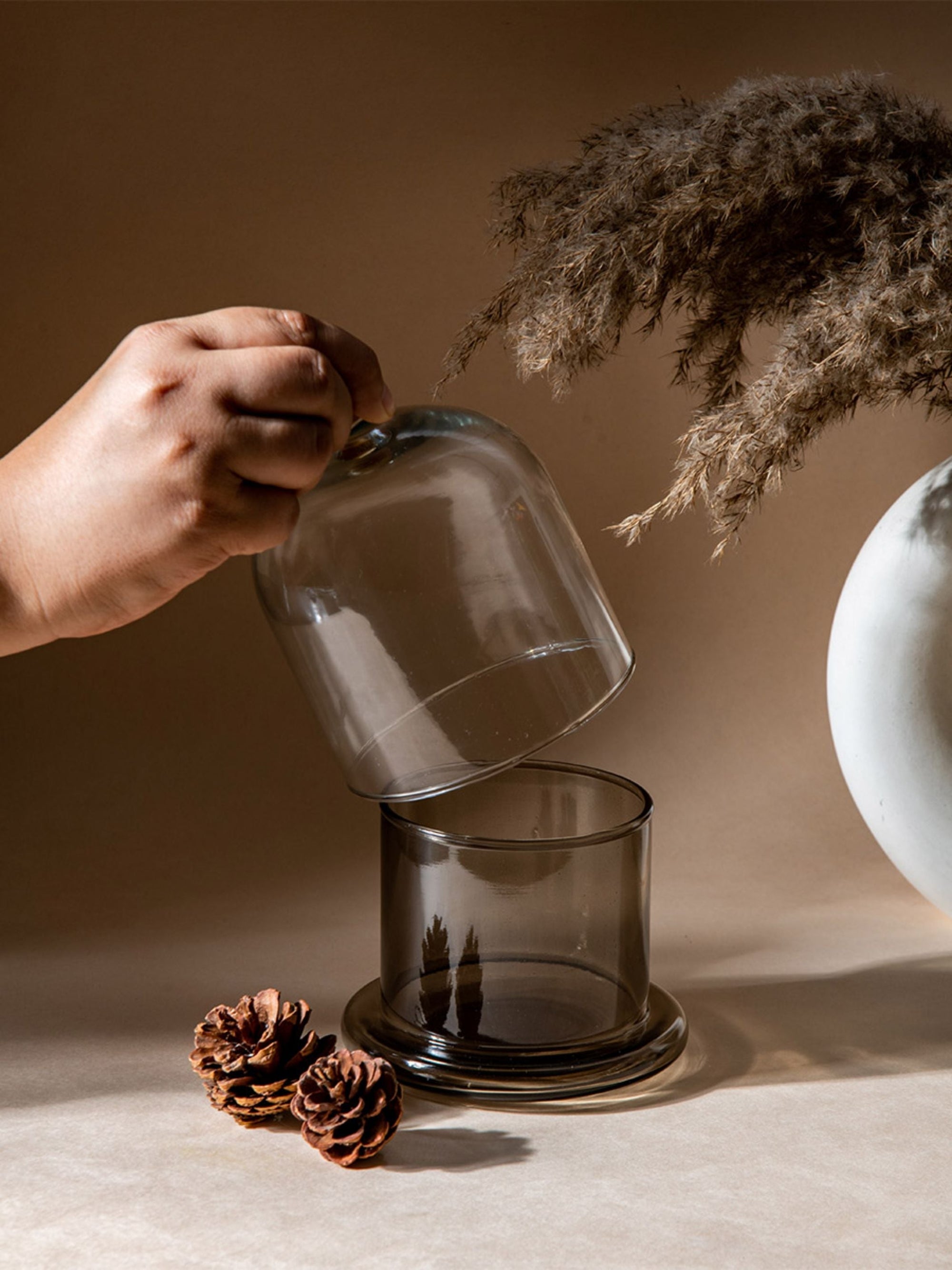 Smoke Grey Bell Jar