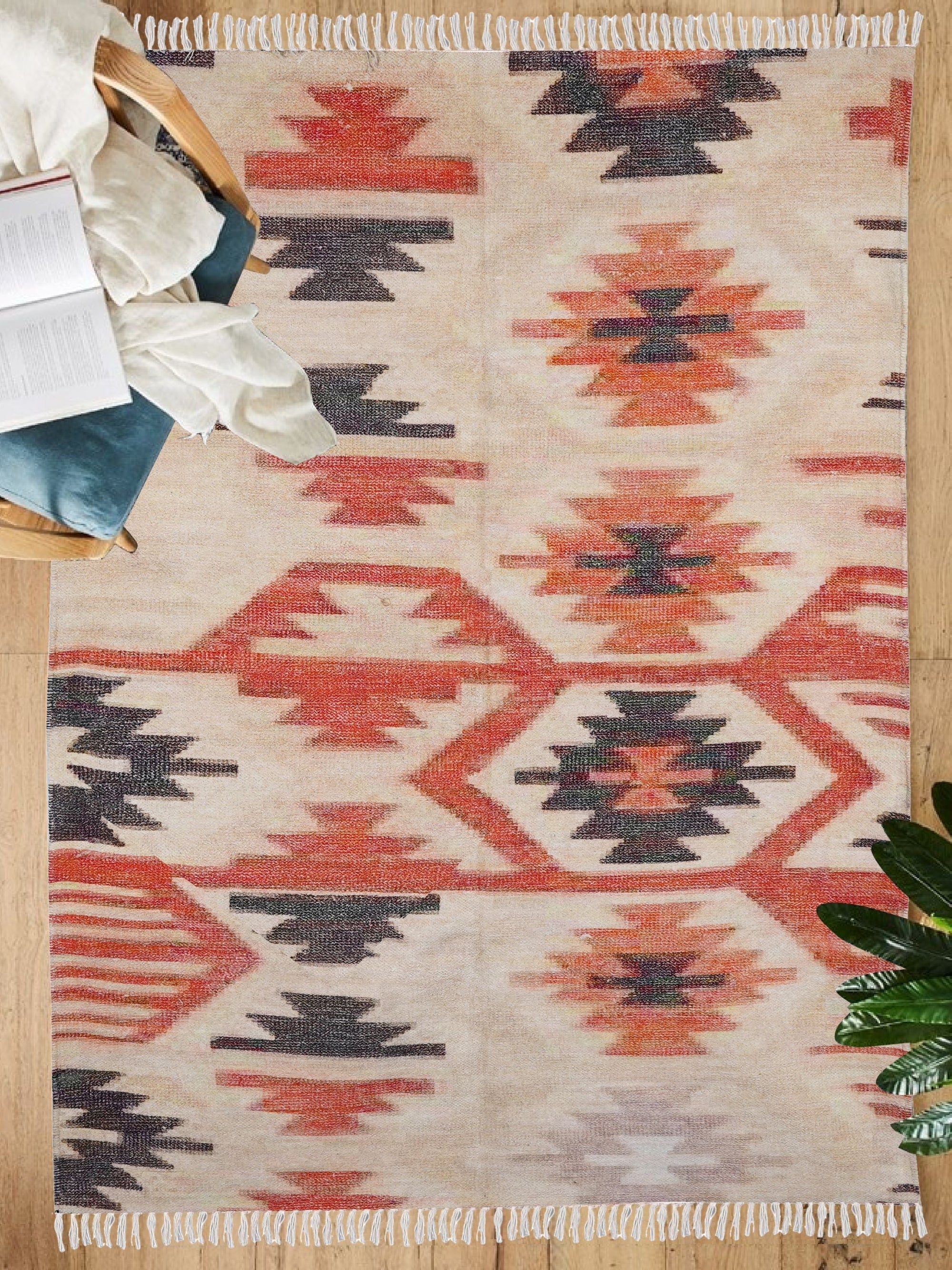 Bereket Chenille Printed Rug