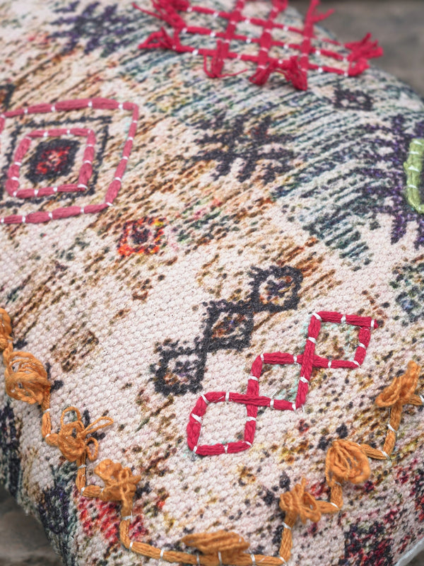Bereket Embroidered Cotton Cushion