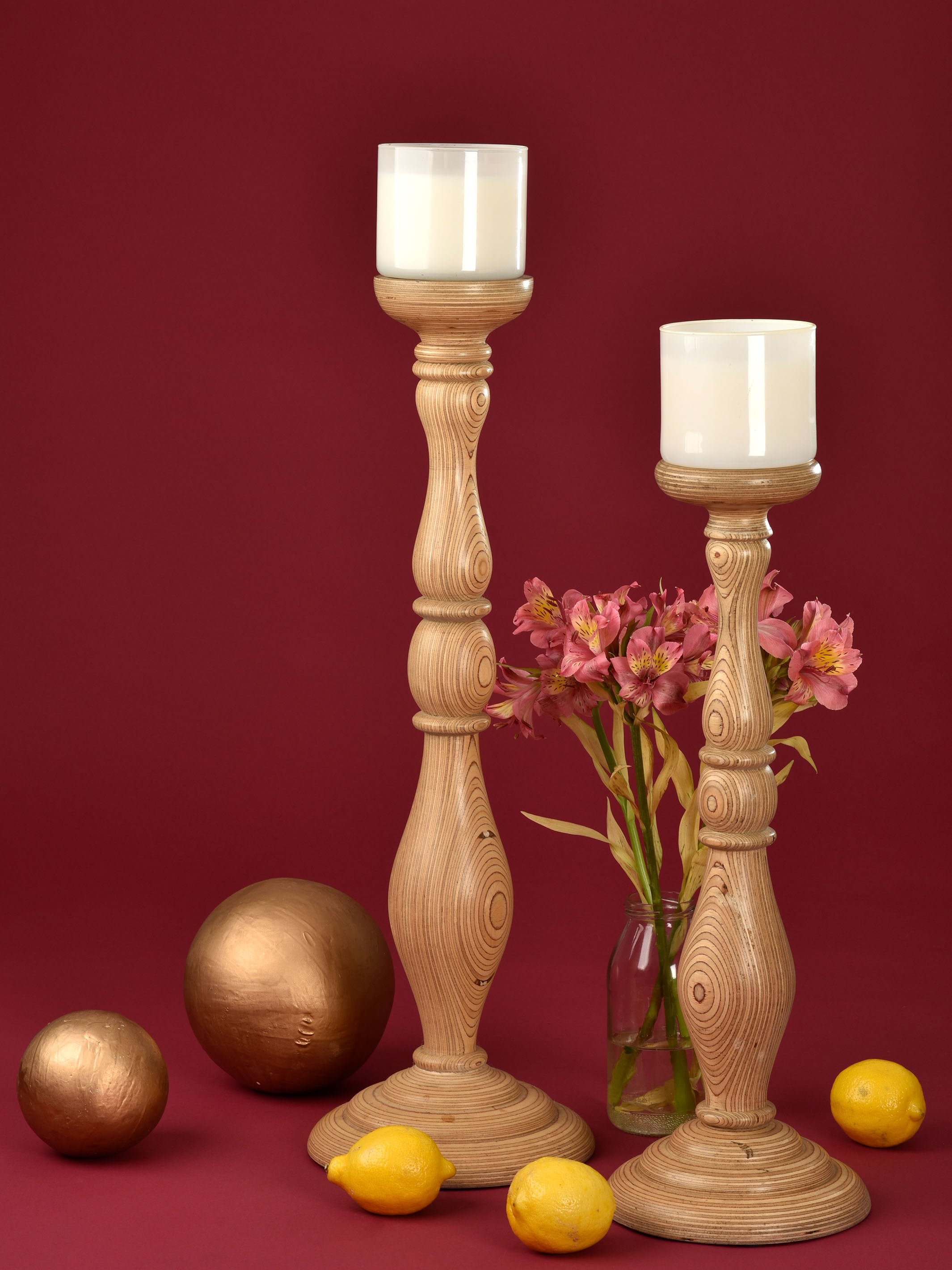 Birchwood Candle Stand
