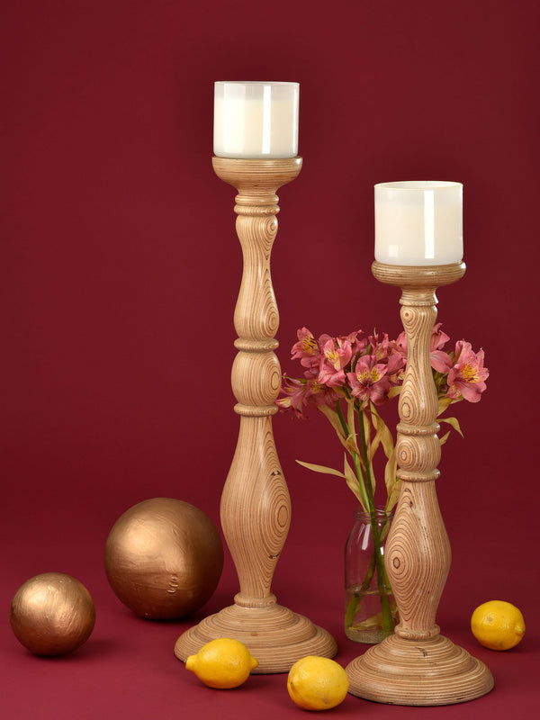 Birchwood Candle Stand