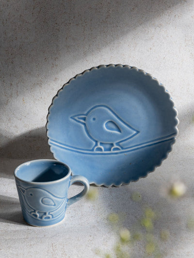 Birdie Set Mug & Plate