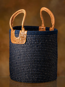 Black Jute Basket