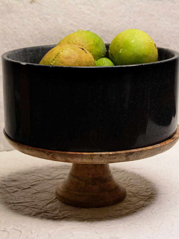 Black Marble Big Bowl