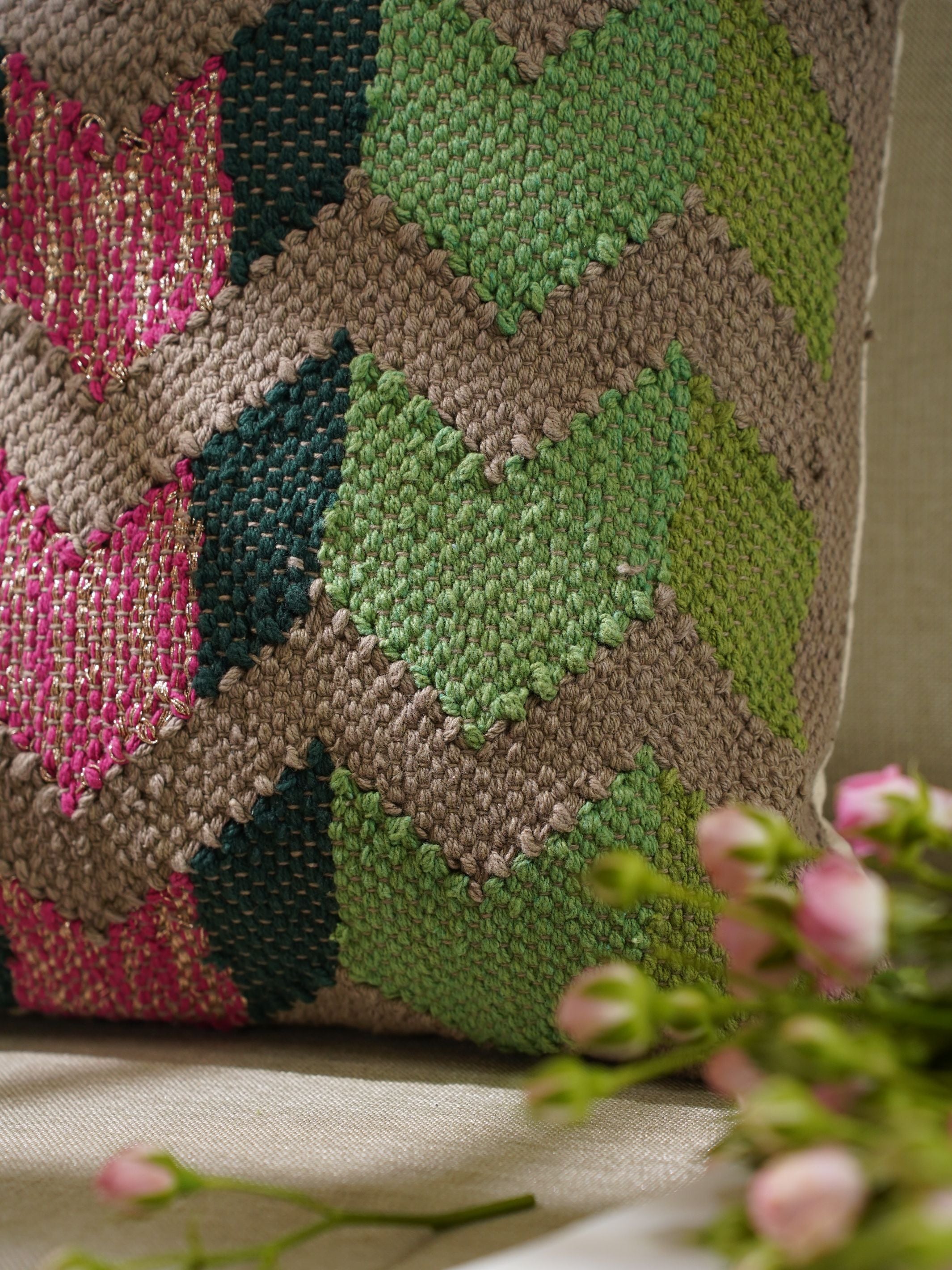 Cushion Cover - Blooming Route
