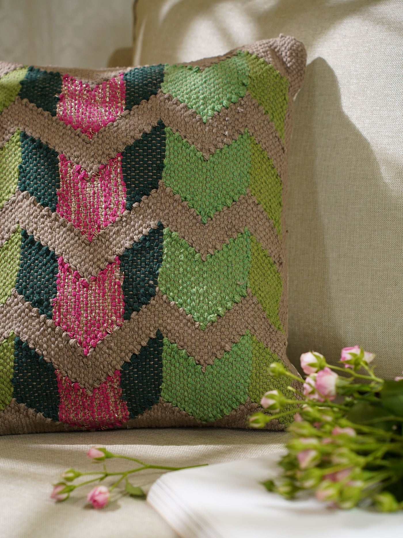 Blooming Route Cushion
