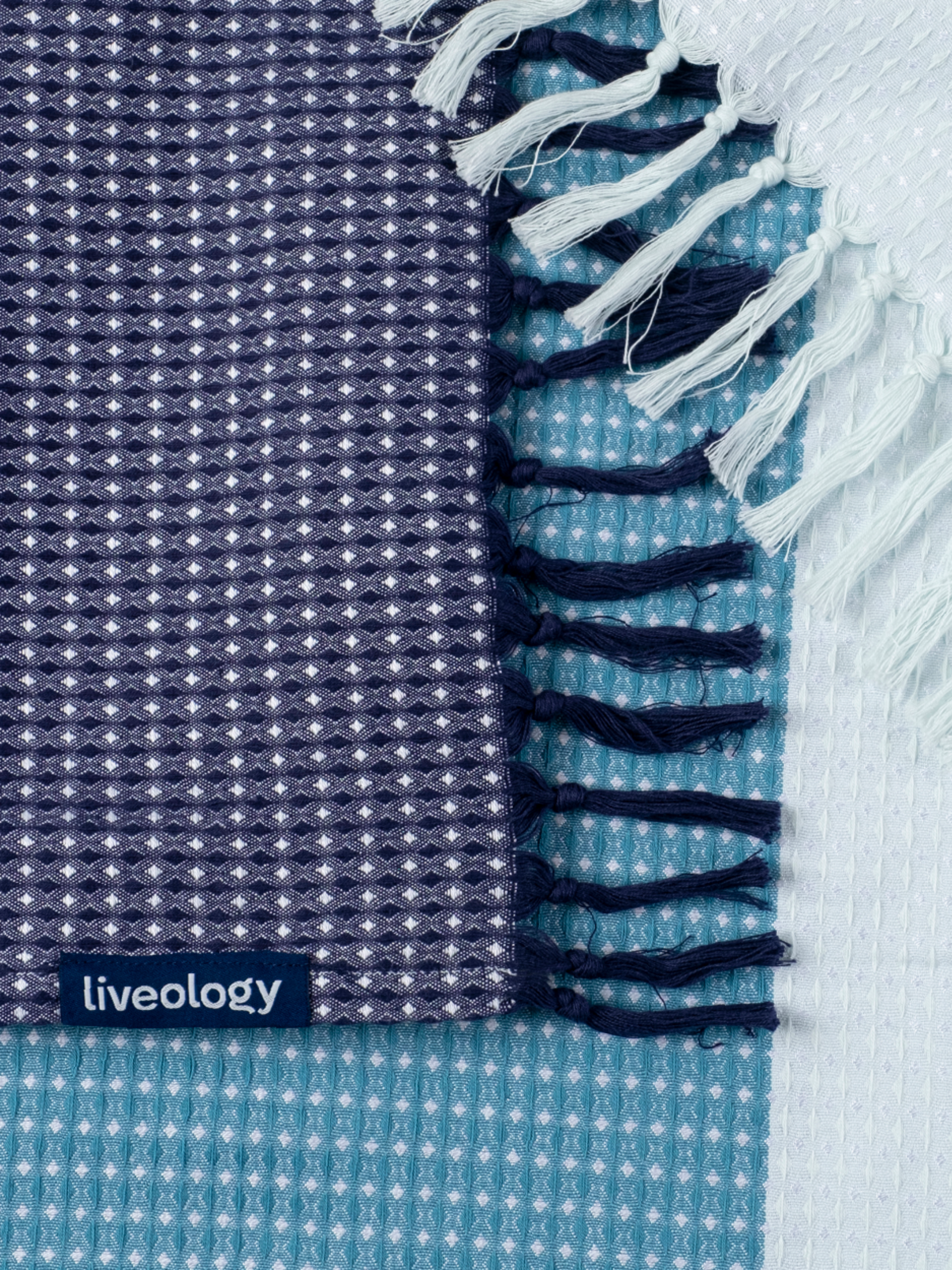 Blue Harbour Woven Beach Towel