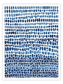 Wall Prints - Blue Progression II