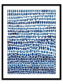 Wall Prints - Blue Progression II