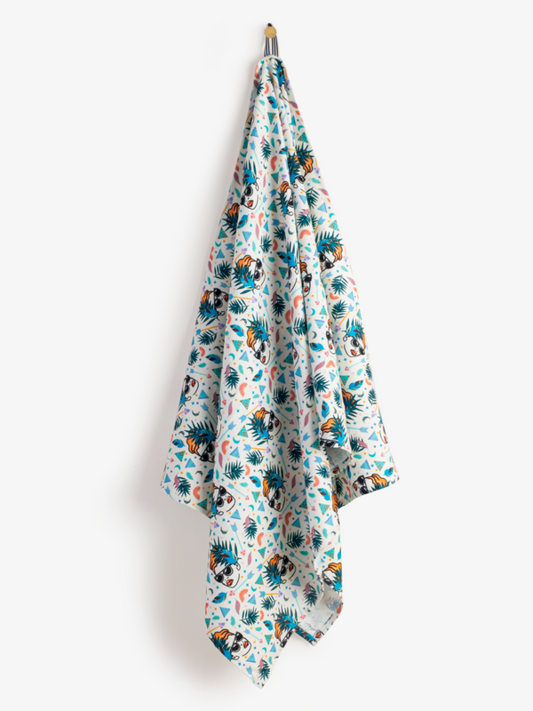 Boho Lady Printed Beach Towel
