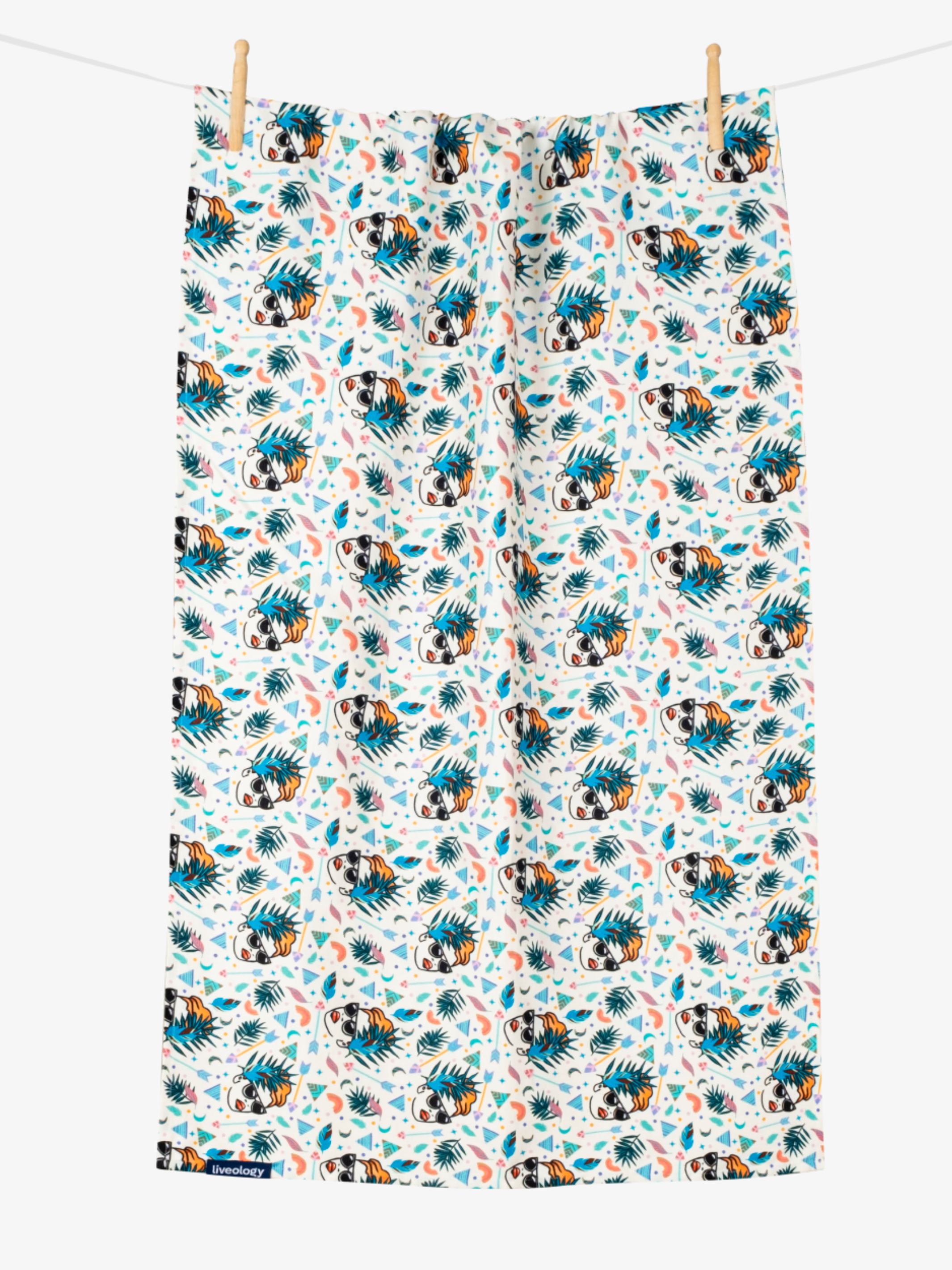 Boho Lady Printed Beach Towel