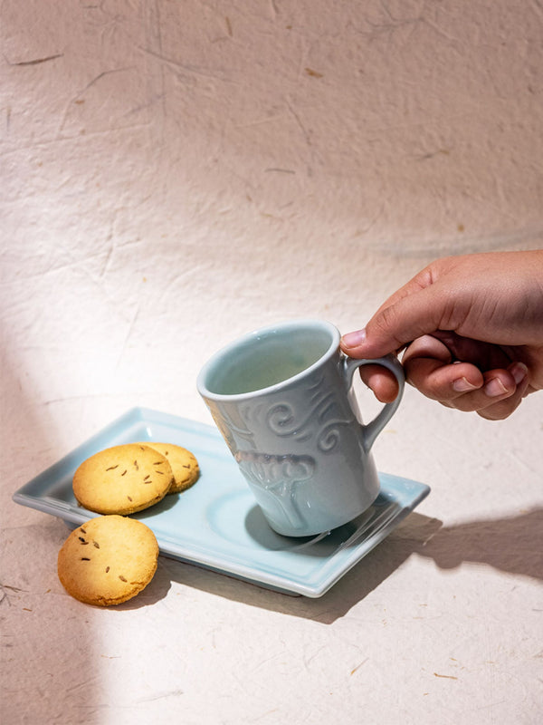 Breeze Tea _ Coffee Set Sky Blue