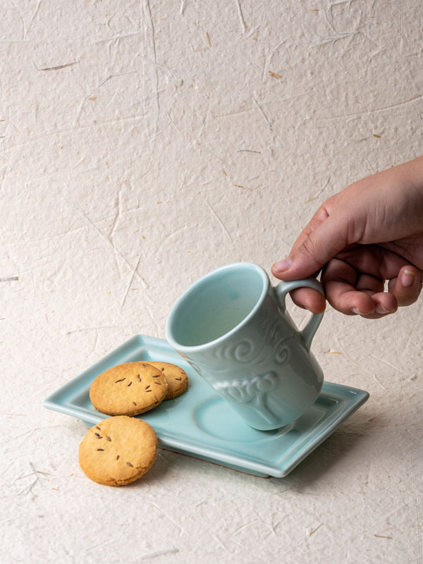 Breeze Tea _ Coffee Set Sky Blue