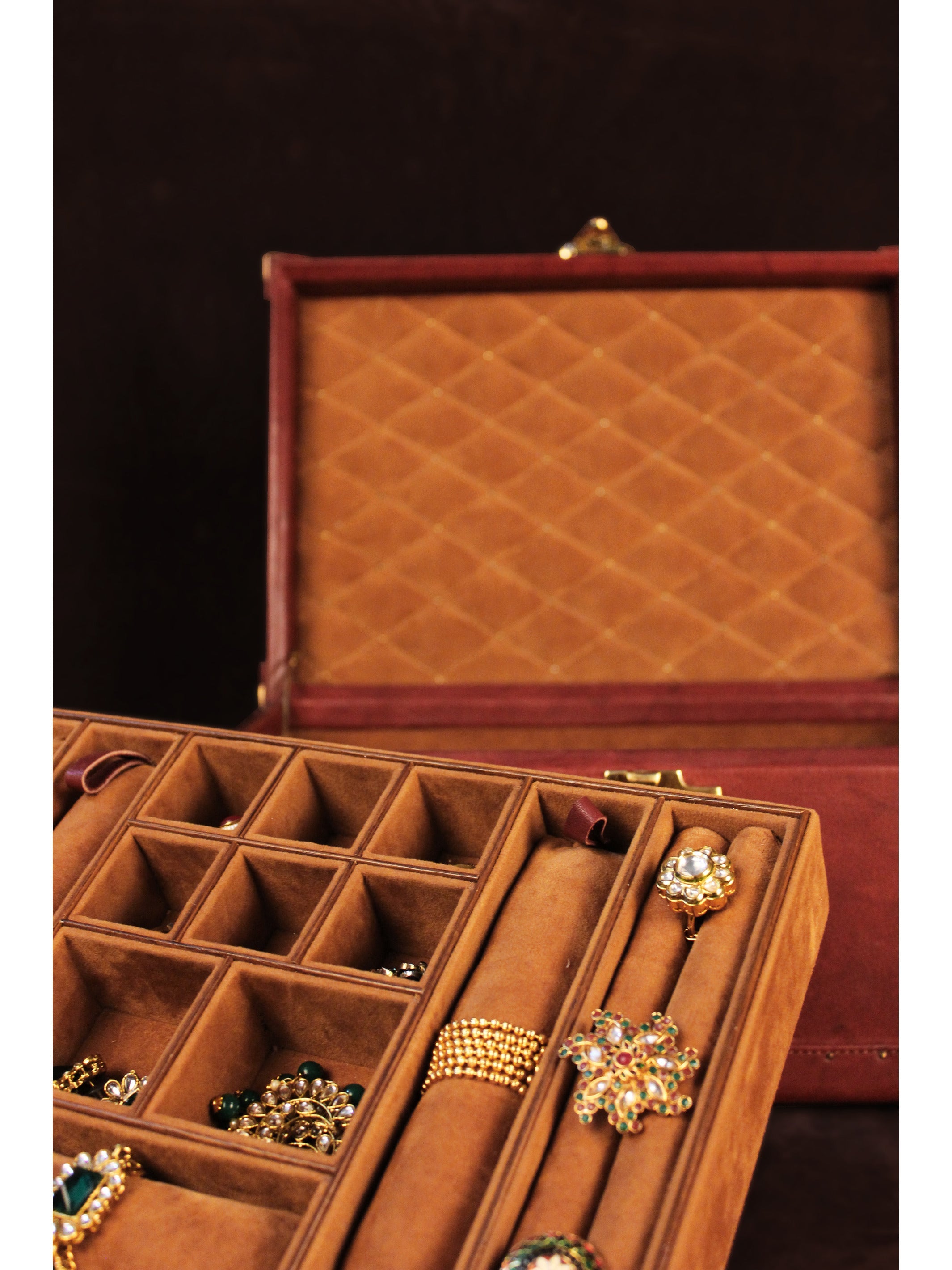 Brown Glory Jewellery Trunk