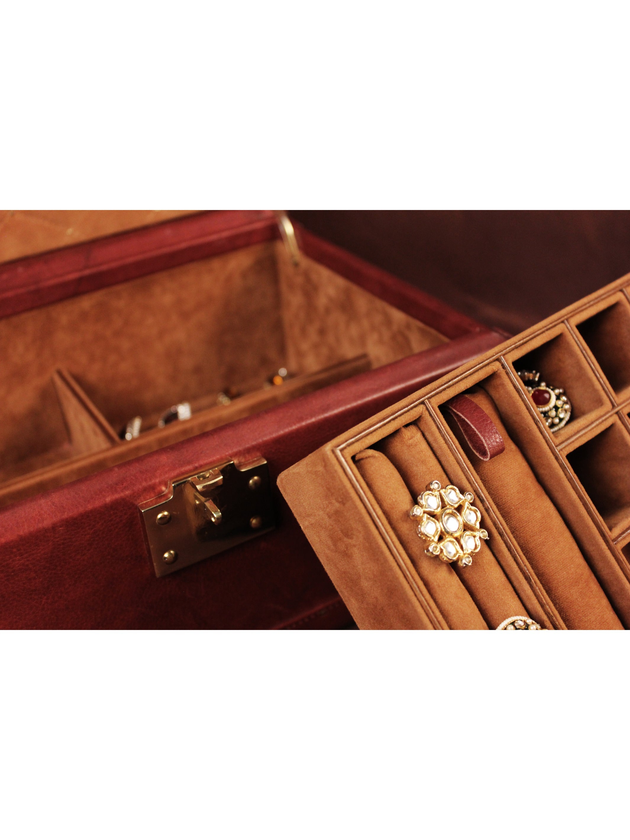 Brown Glory Jewellery Trunk