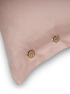 Bedsheet - Buttoned Coral Peach