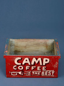 Camp Coffee Rectangular Basket