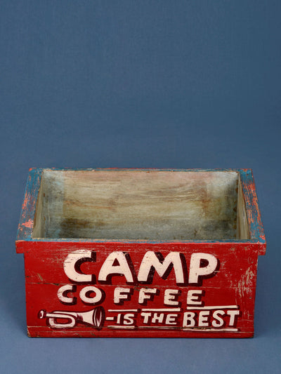 Camp Coffee Rectangular Basket