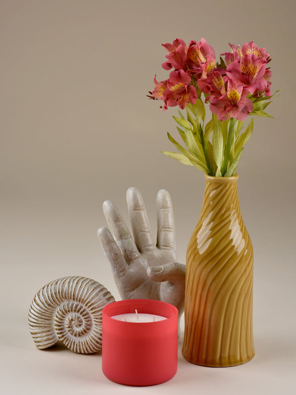 Caramel Ceramic Vase