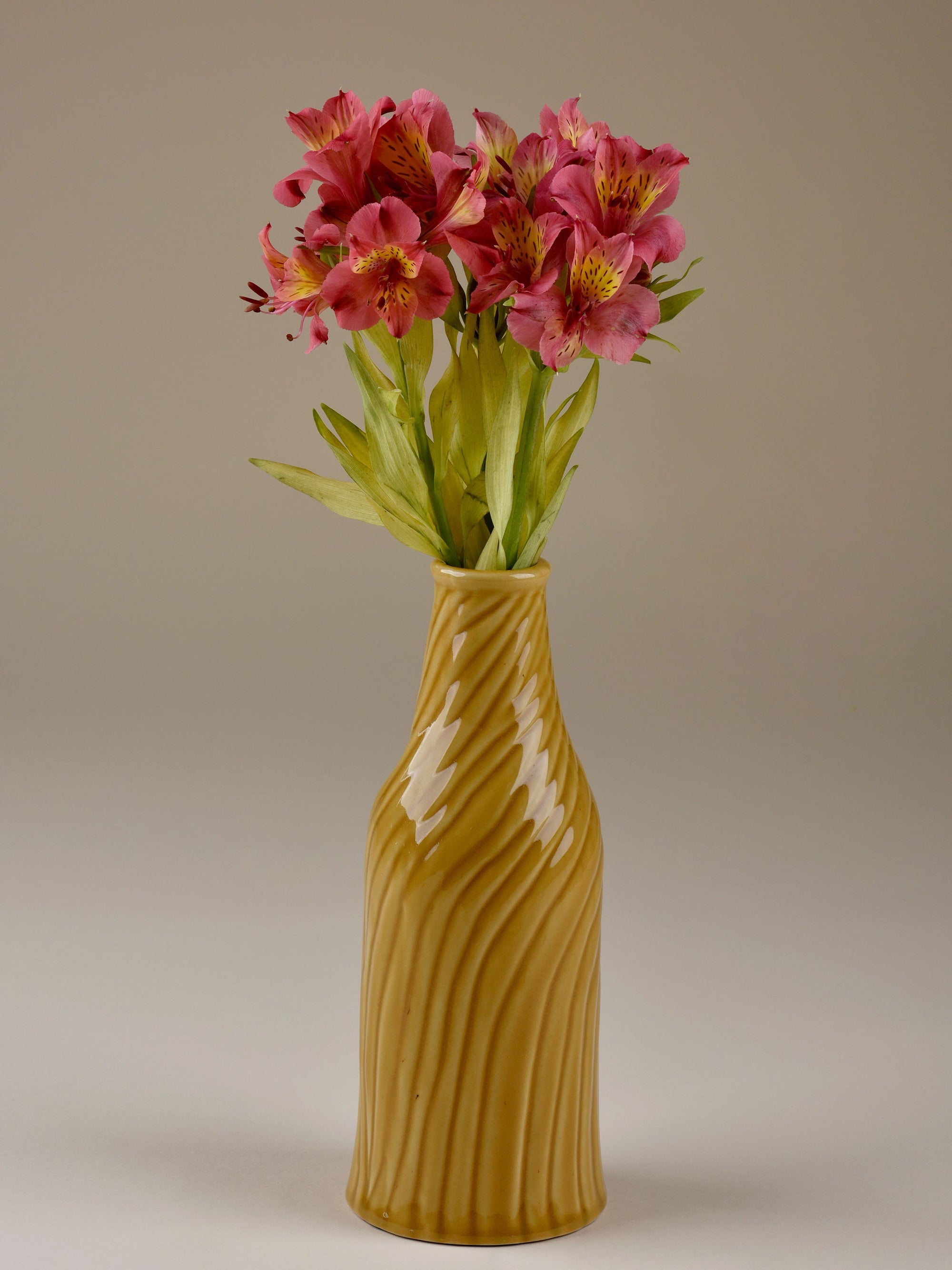 Caramel Ceramic Vase