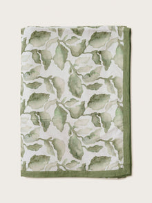 Linen Bedspread - Cascade Green