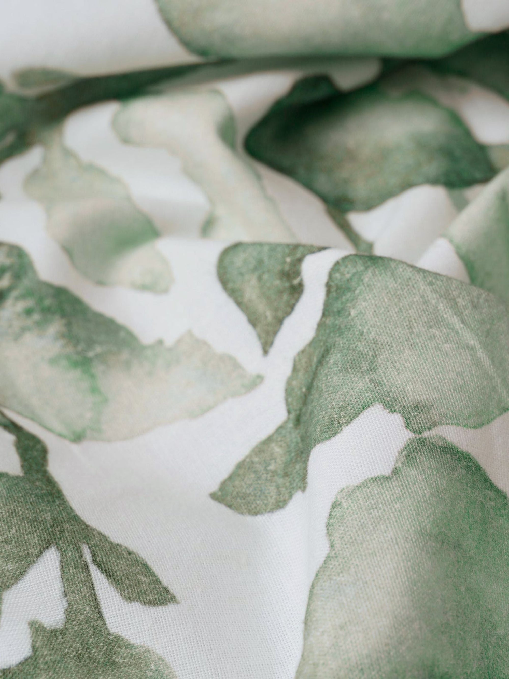 Linen Bedspread - Cascade Green