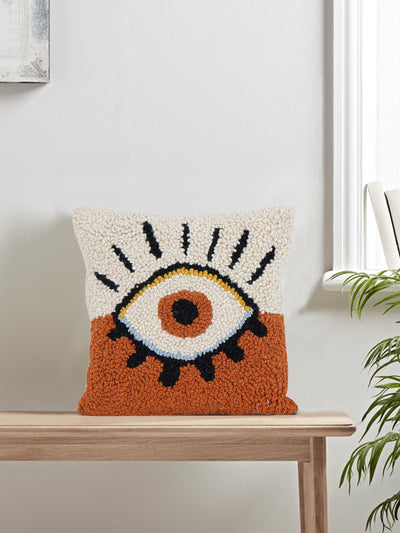 Cushion Cover - Centred Eye Embroidered