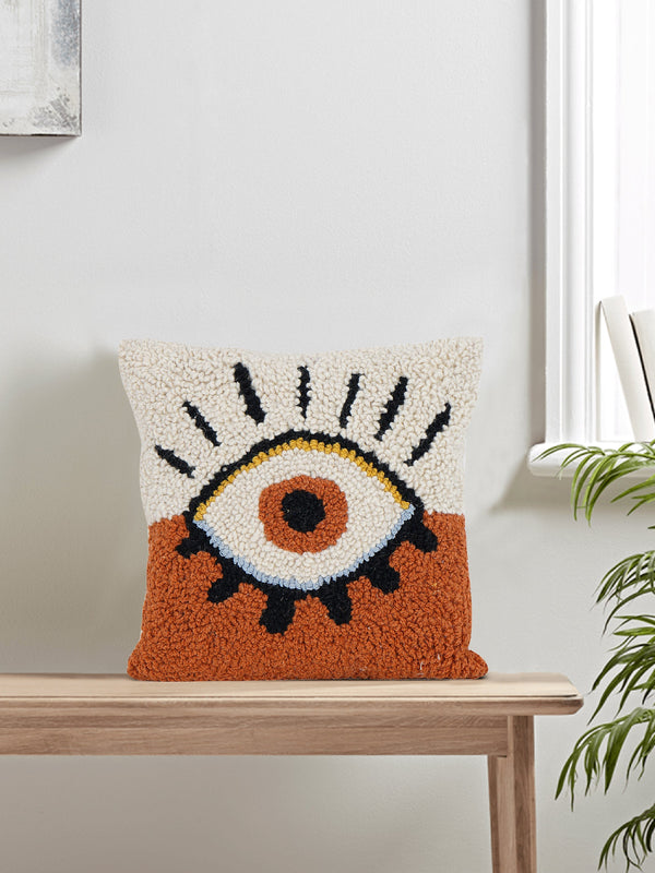 Cushion Cover - Centred Eye Embroidered