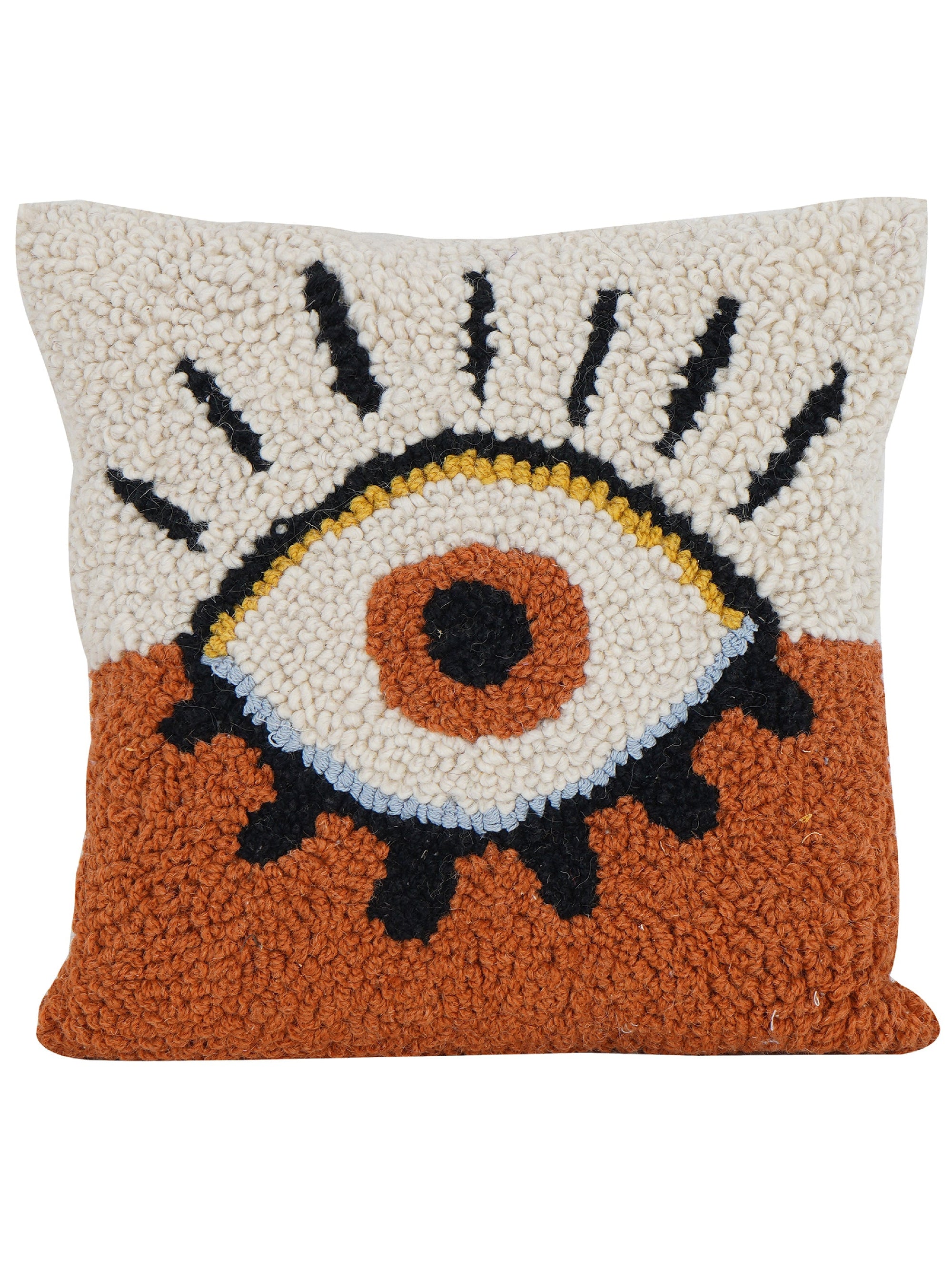 Cushion Cover - Centred Eye Embroidered